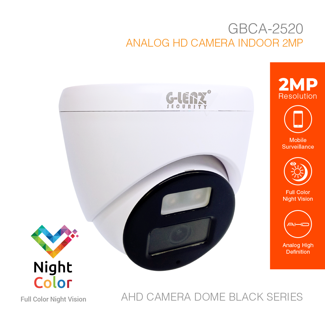 Analog HD Security Camera Indoor 2MP GBCA-2520 Black Series