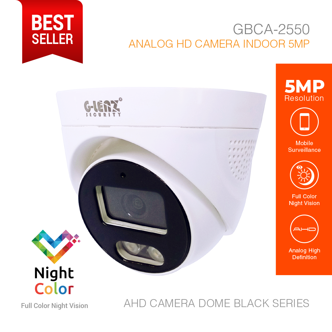 Analog HD Security Camera Indoor 5MP GBCA-2550 Black Series