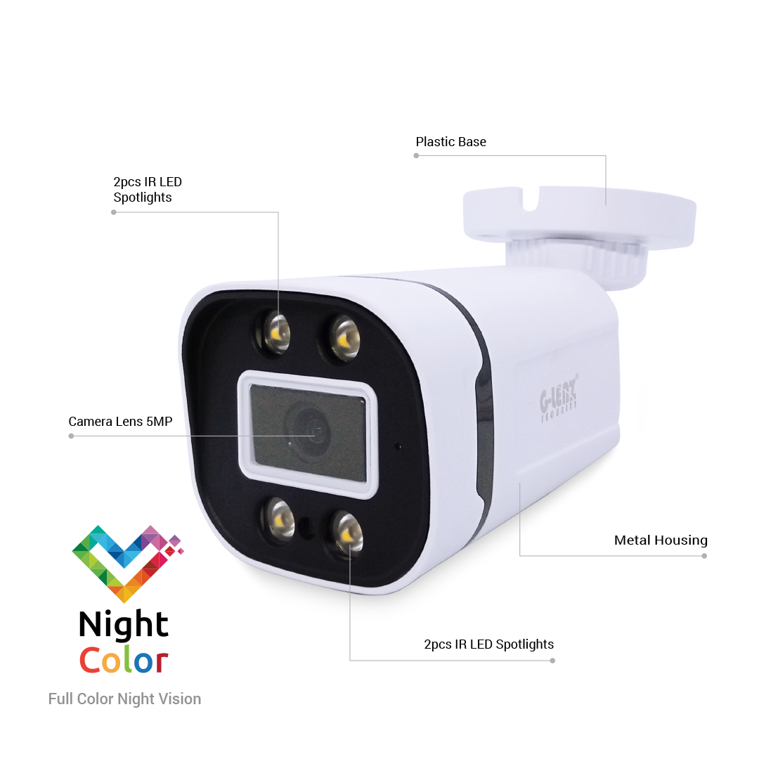 Analog HD Security Camera Outdoor 5MP GBCA-2551 Black Series