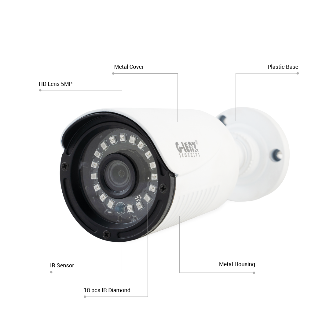 Analog HD Security Camera Outdoor 5MP GPCA-29561