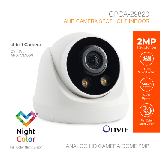 Analog HD Security Camera Indoor 2MP GPCA-29820