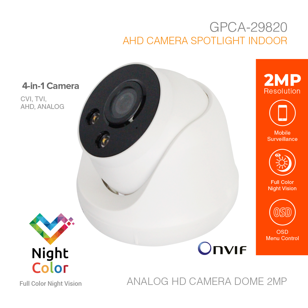 Analog HD Security Camera Indoor 2MP GPCA-29820