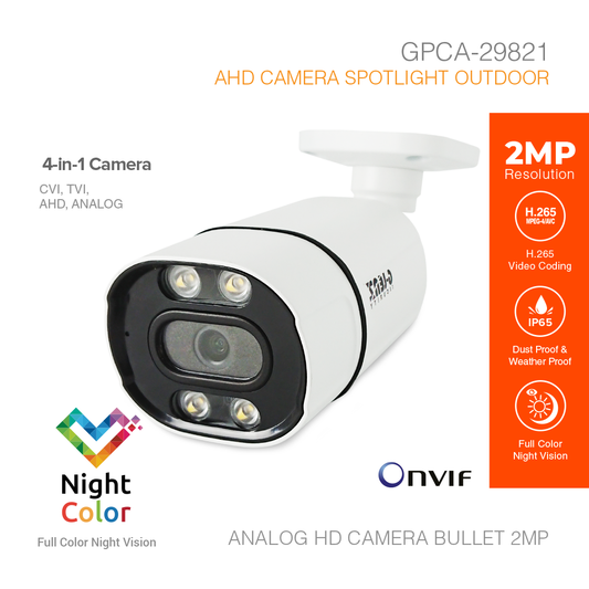 Analog HD Security Camera Outdoor 2MP GPCA-29821