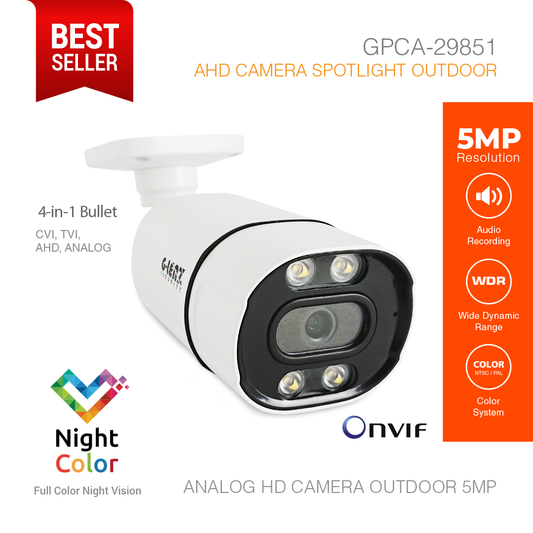 Analog HD Security Camera Outdoor 5MP GPCA-29851