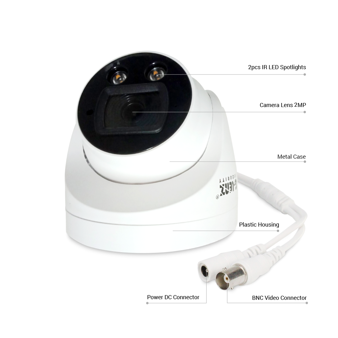 Analog HD Security Camera Indoor 2MP Audio GPCA-29920