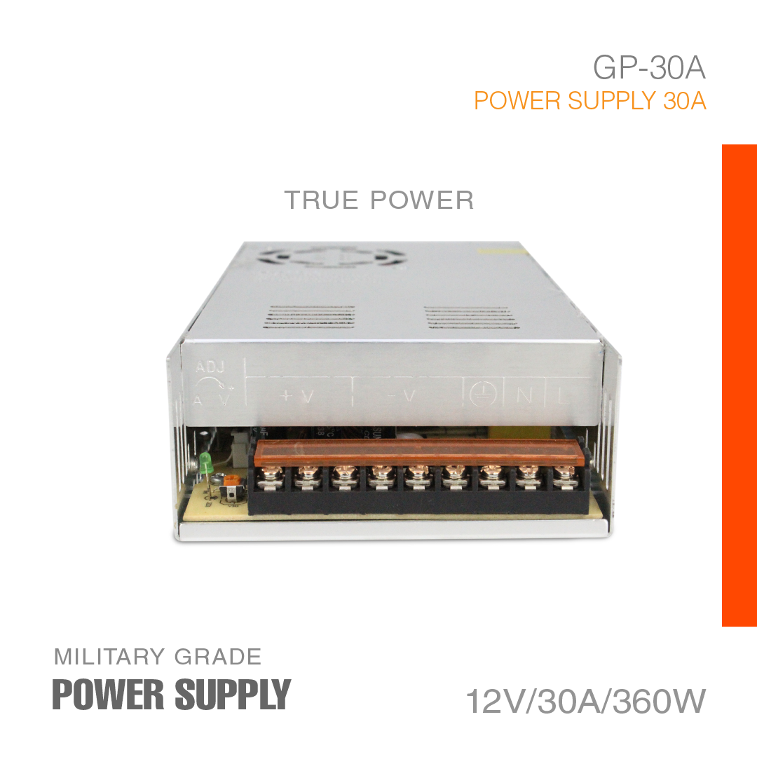 Power Supply 12V-30A Military Grade GP-30A
