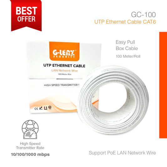 Cable UTP Ethernet Cat6 100 Meter GC-100