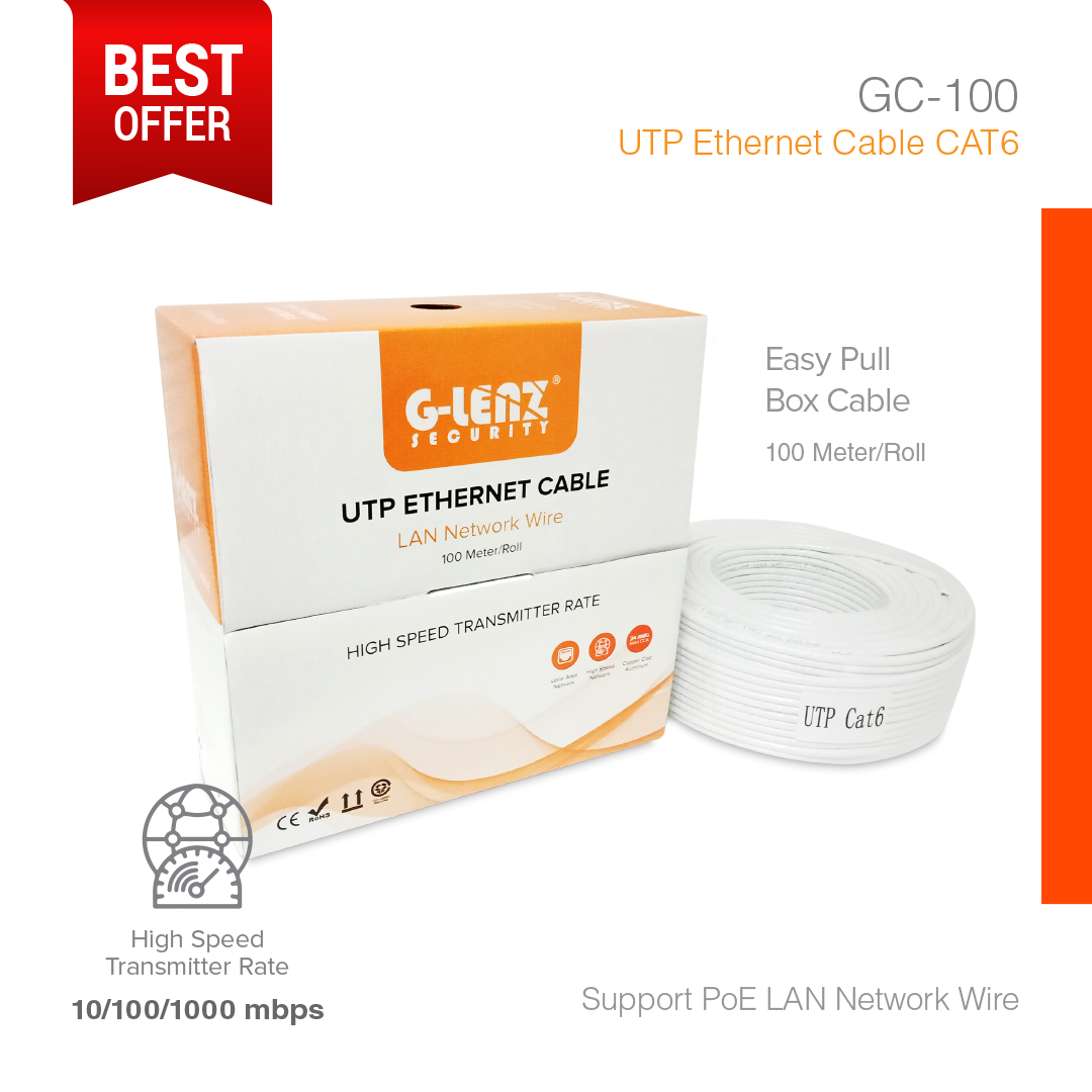 Cable UTP Ethernet Cat6 100 Meter GC-100