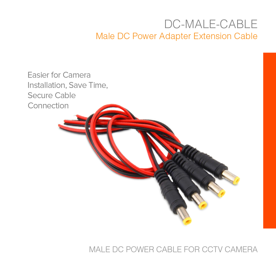 Connector Jack DC Male Cable