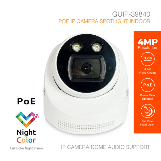 IP Camera Indoor 4MP Color Night Vision GUIP-39840