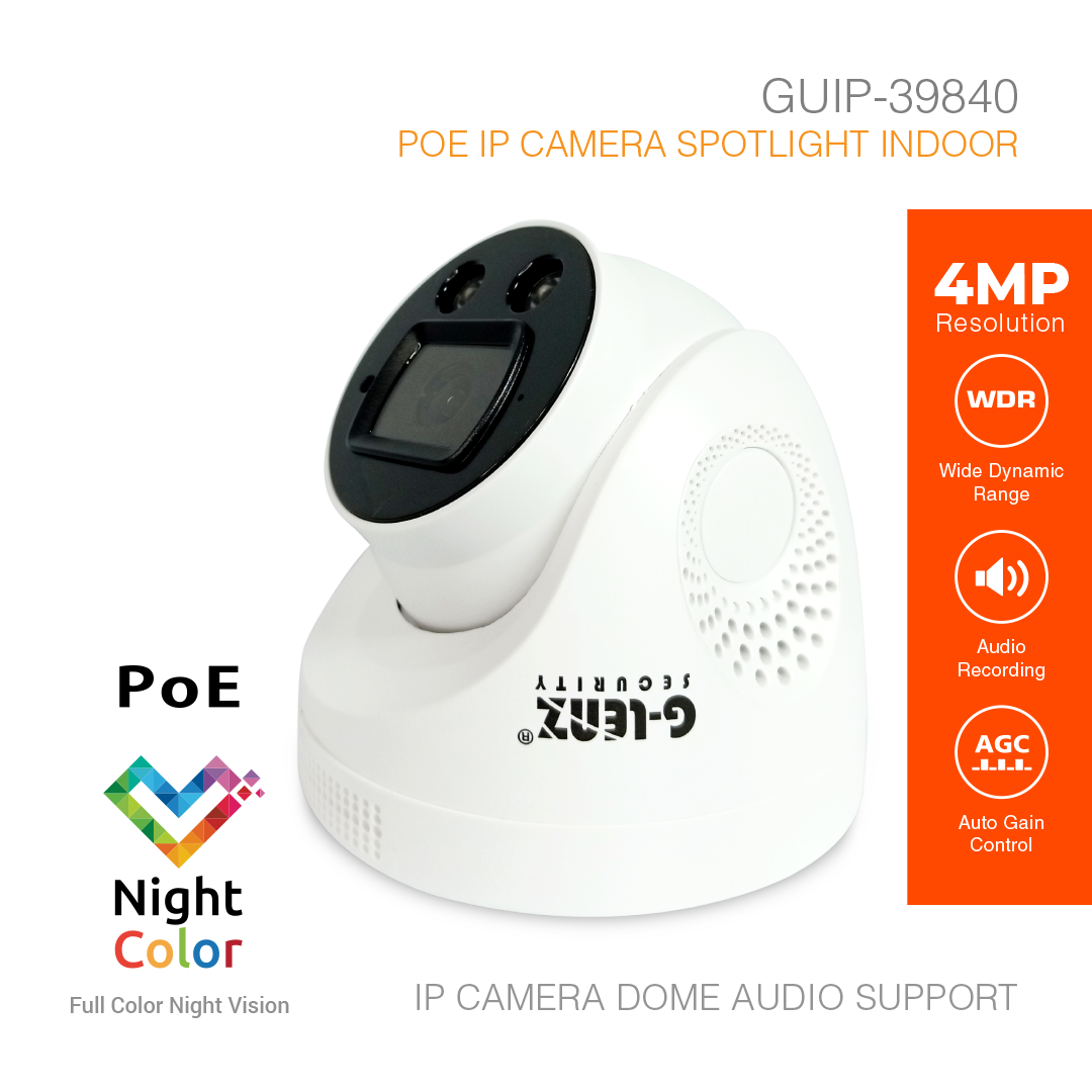IP Camera Indoor 4MP Color Night Vision GUIP-39840