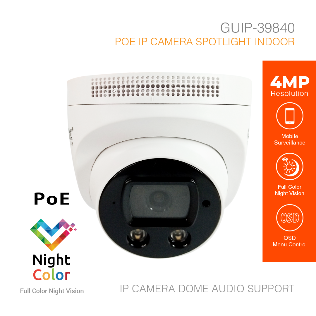 IP Camera Indoor 4MP Color Night Vision GUIP-39840