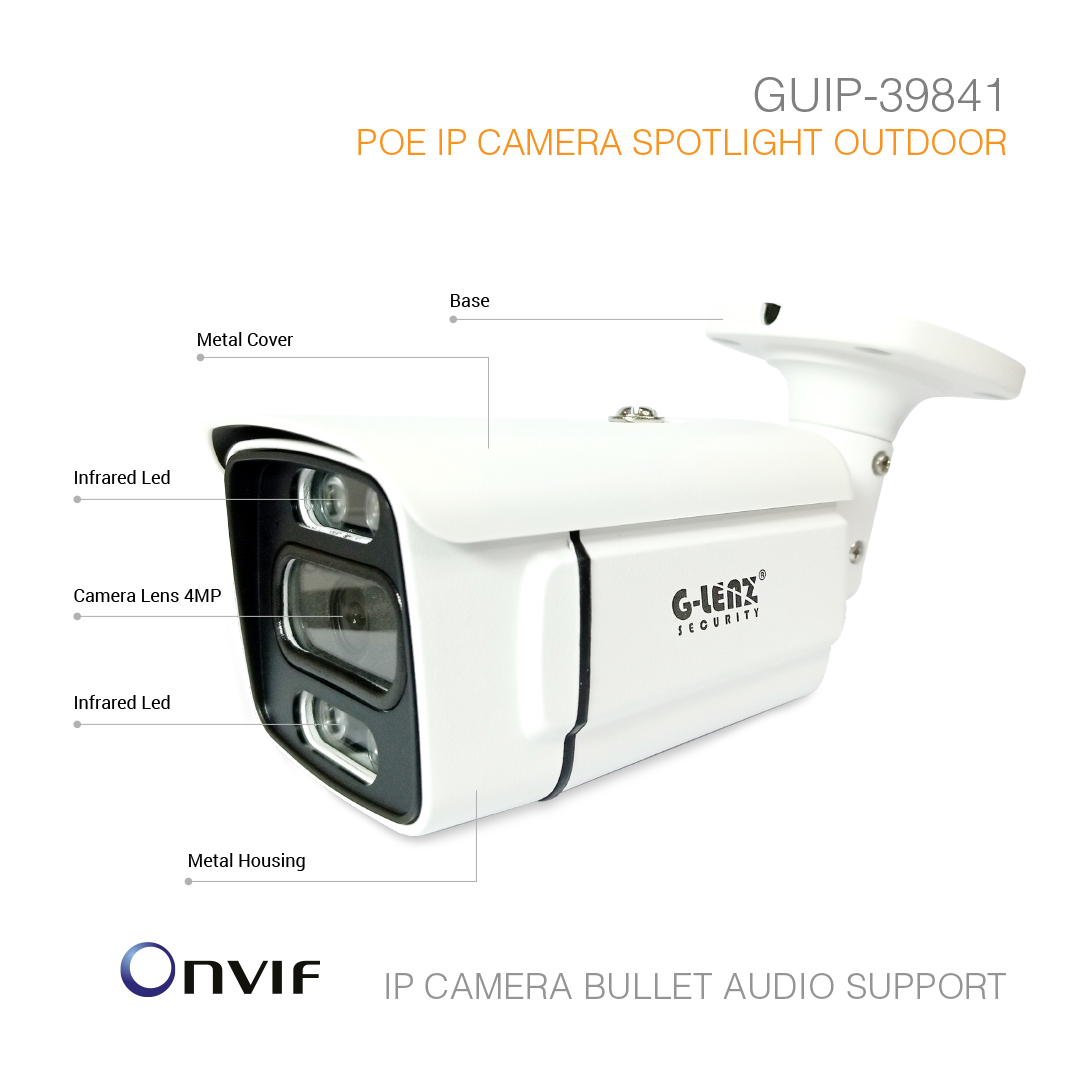IP Camera Outdoor 4MP Color Night Vision GUIP-39841