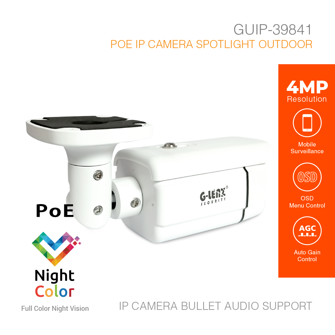 IP Camera Outdoor 4MP Color Night Vision GUIP-39841