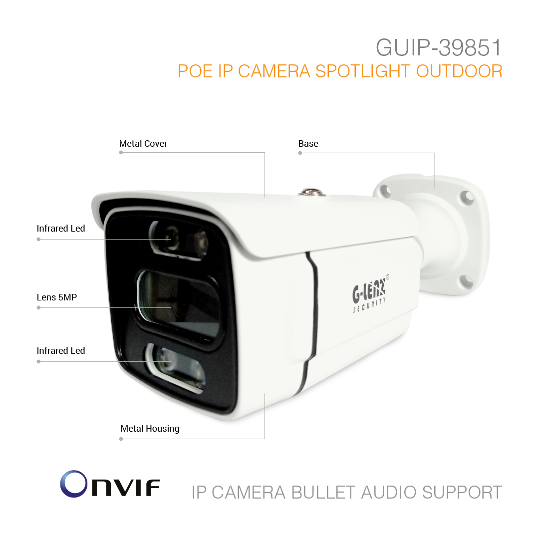 IP Camera Outdoor 5MP Color Night Vision GUIP-39851