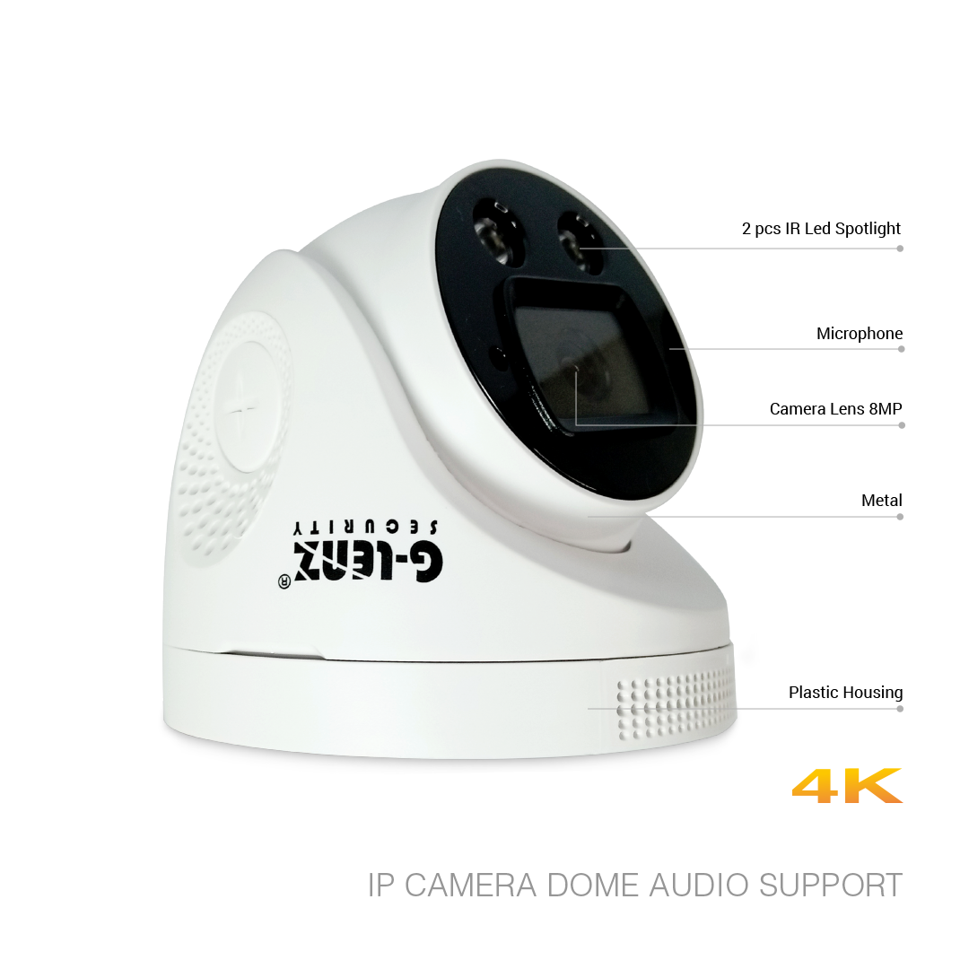 IP Camera Indoor 8MP Color Night Vision GUIP-39880