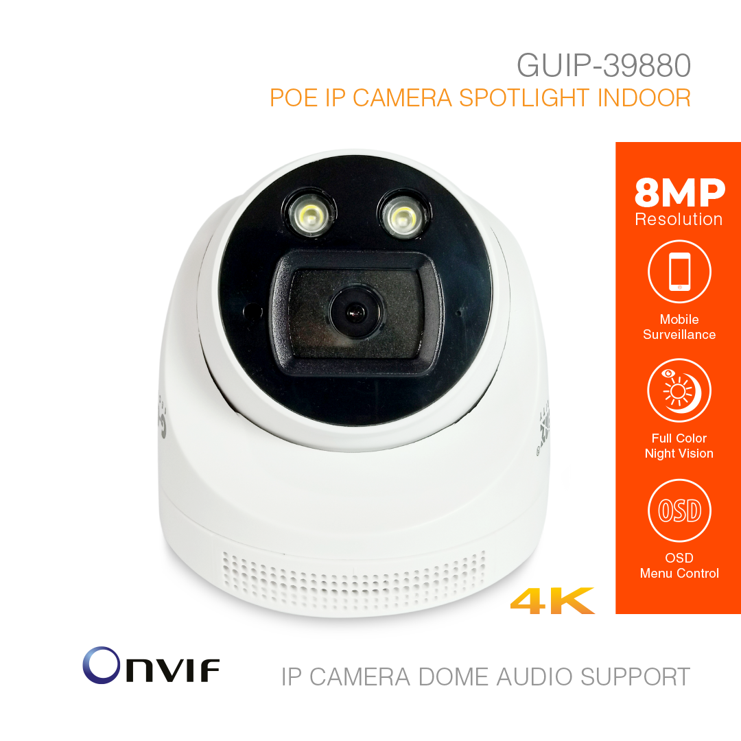 IP Camera Indoor 8MP Color Night Vision GUIP-39880