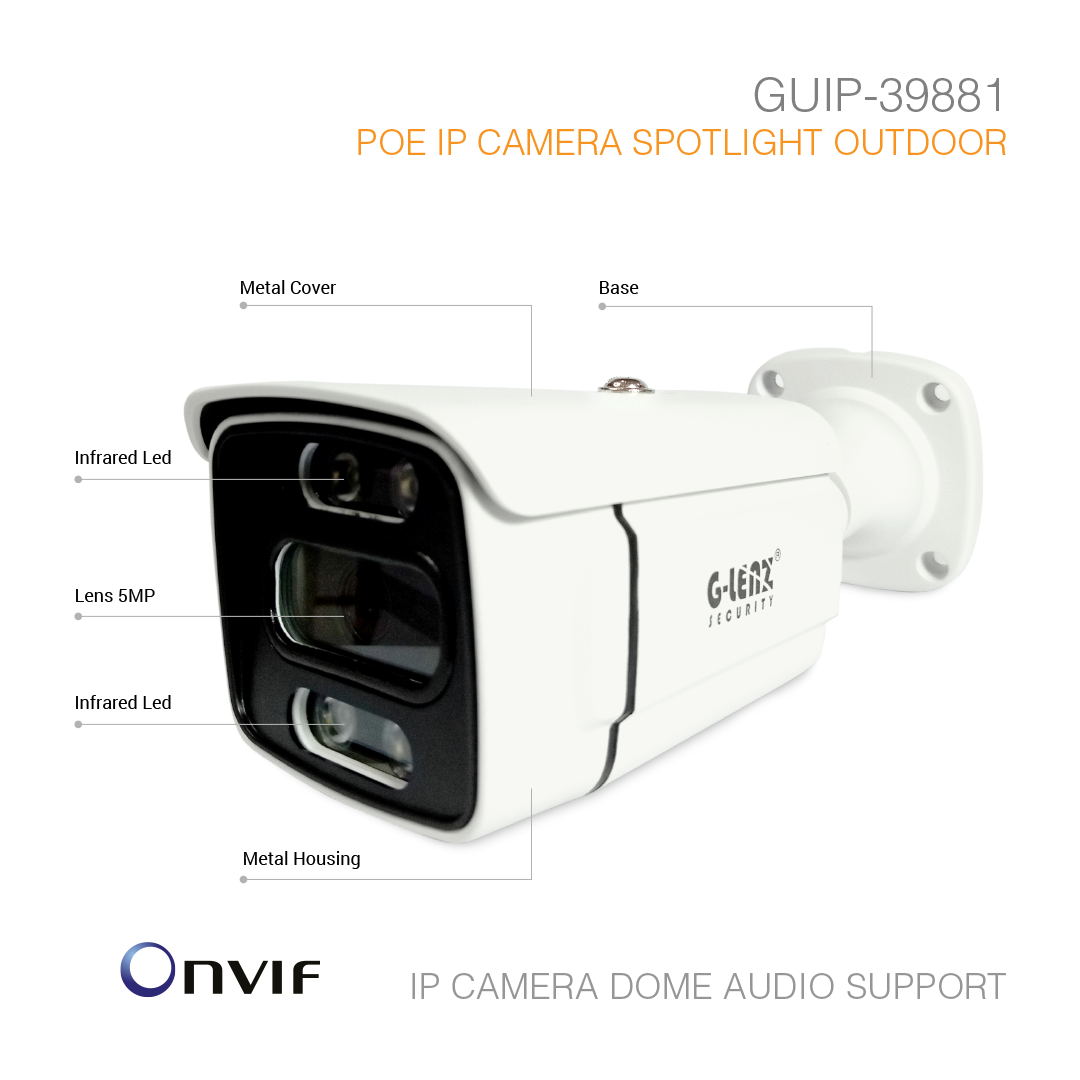 IP Camera Outdoor 8MP Color Night Vision GUIP-39881