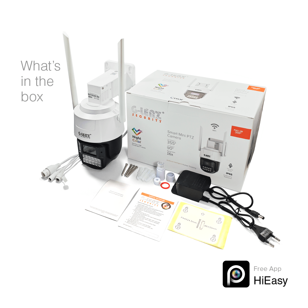 Wi-Fi Smart Security Camera Outdoor PTZ 3MP GWIP-2100