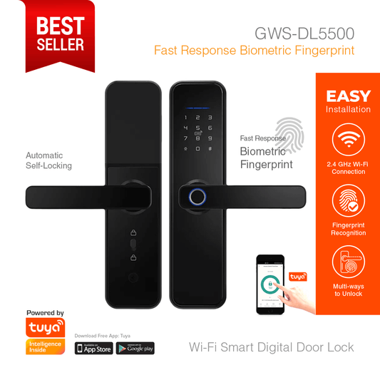 Smart Digital Door Lock Biometric Fingerprint GWS-DL5500