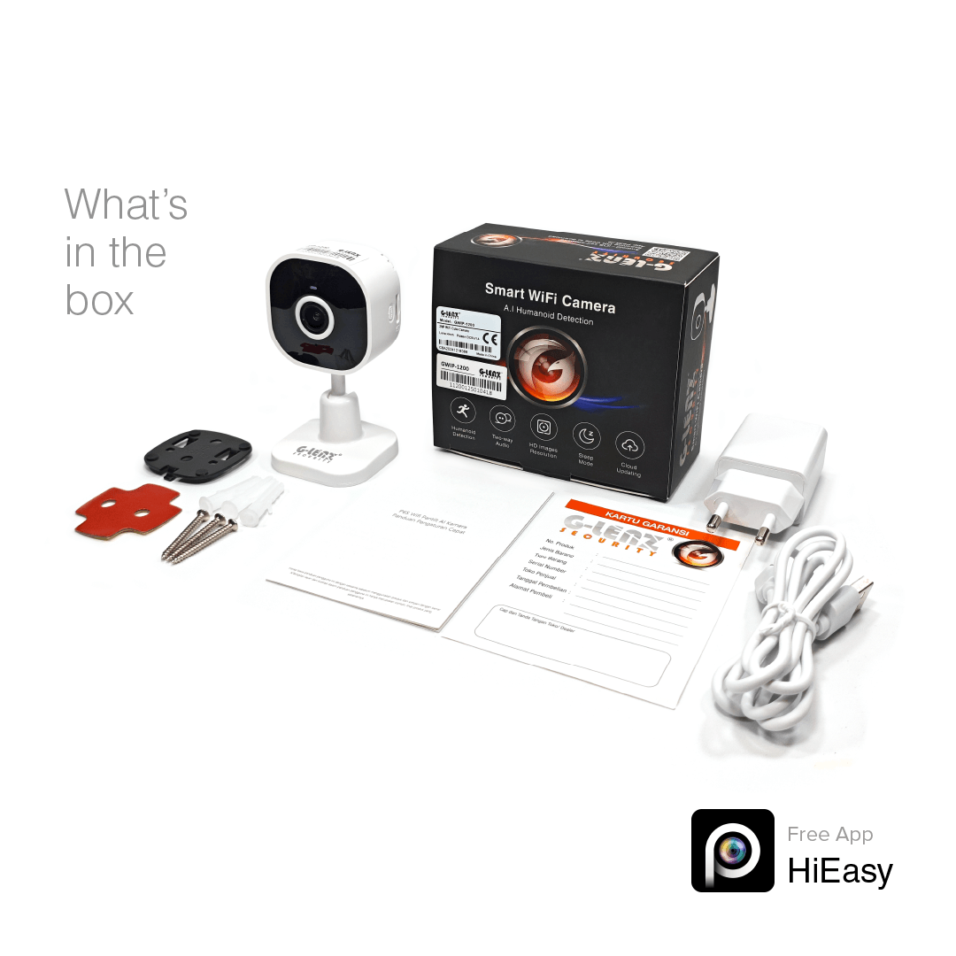 WIFI Smart Security Camera Indoor Mini Cube 2MP GWIP-1200