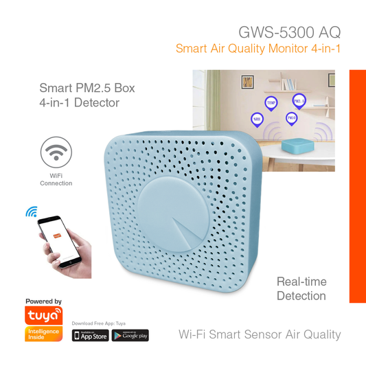 Smart Sensor Air Quality Monitor 4-in-1 GWS-5300AQ