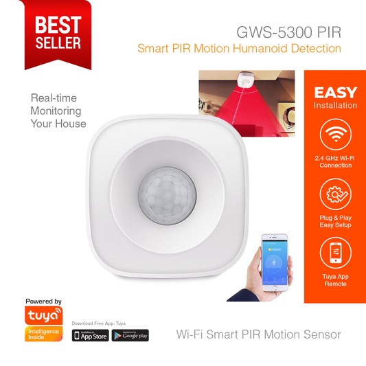 Smart Sensor PIR Motion Humanoid Detection GWS-5300PIR
