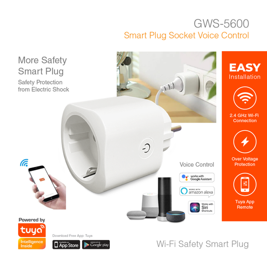 Smart Plug Socket Voice Control GWS-5600