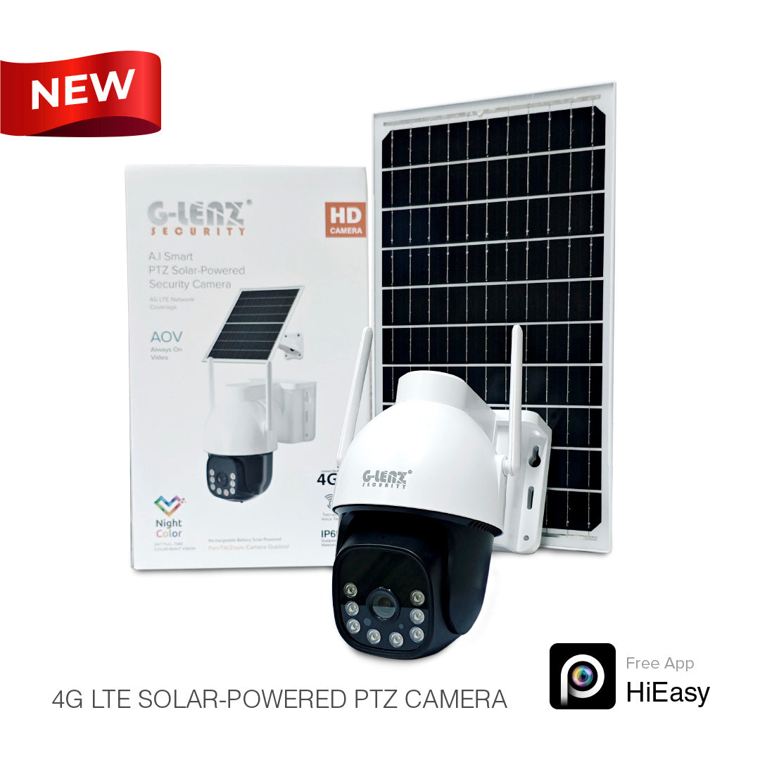 4GLTE Smart Security Camera PTZ 4MP Solar Powered GWIP-2300SP NEW