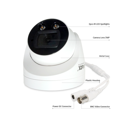 Analog HD Security Camera Indoor 2MP Audio GPCA-29920