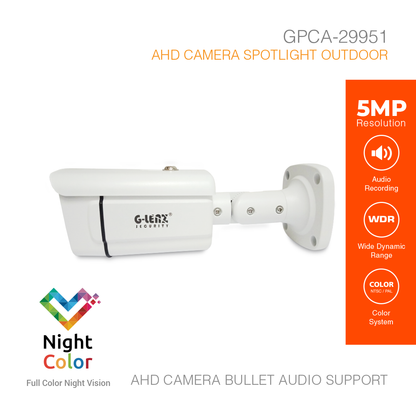 Analog HD Security Camera Outdoor 5MP Audio GPCA-29951