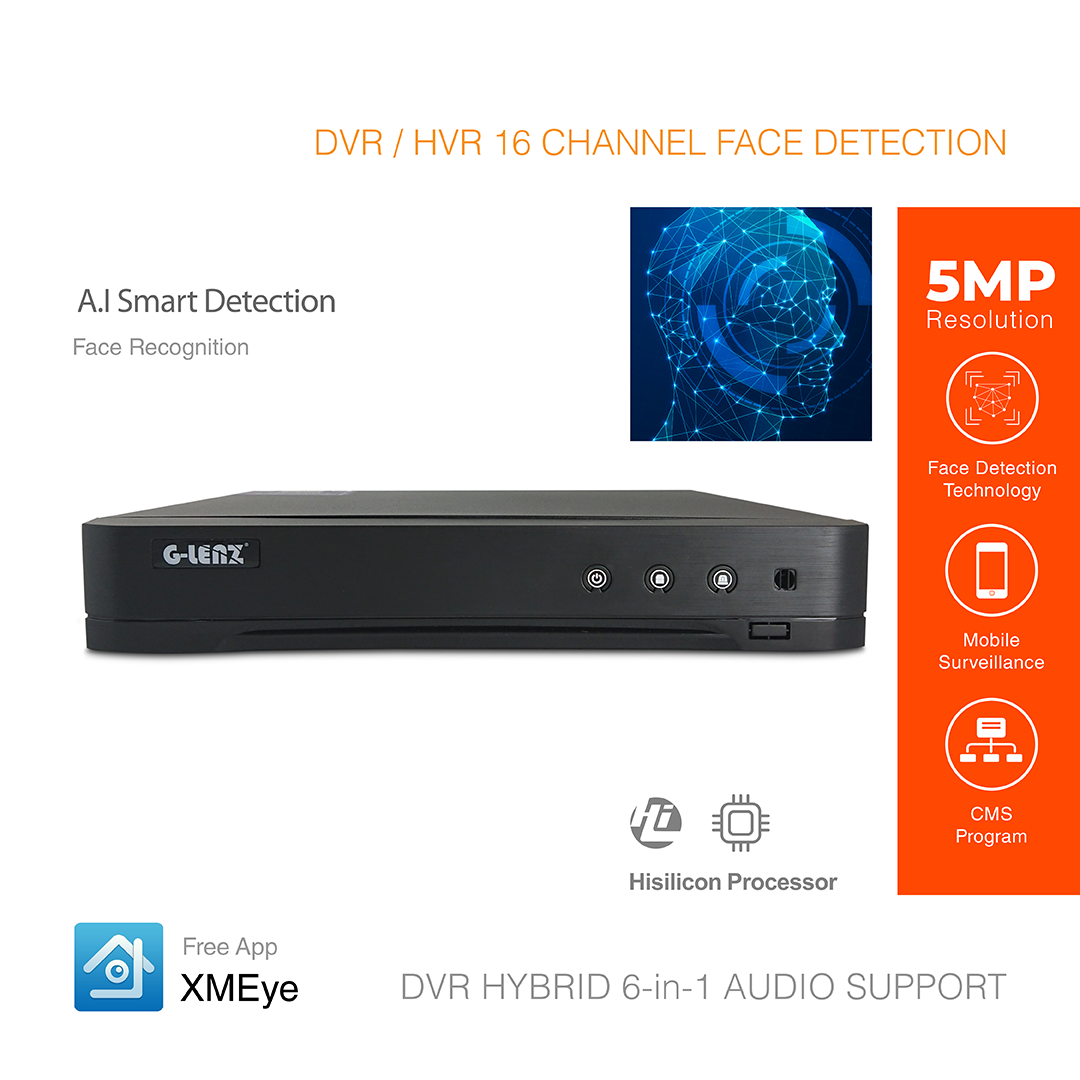 DVR Hybrid 6-in-1 5MP 16 Channel GFDS-8816