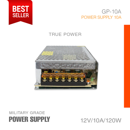 Power Supply 12V-10A Military Grade GP-10A