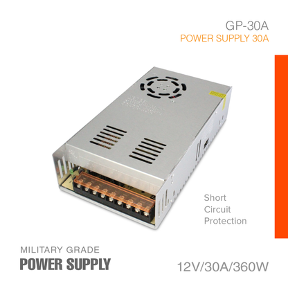 Power Supply 12V-30A Military Grade GP-30A
