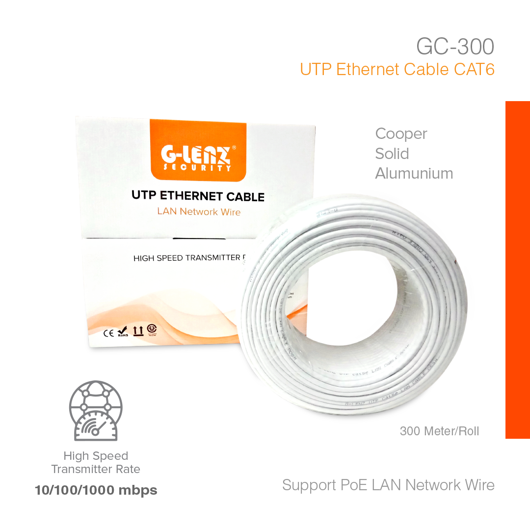Cable UTP Ethernet Cat6 300 Meter GC-300