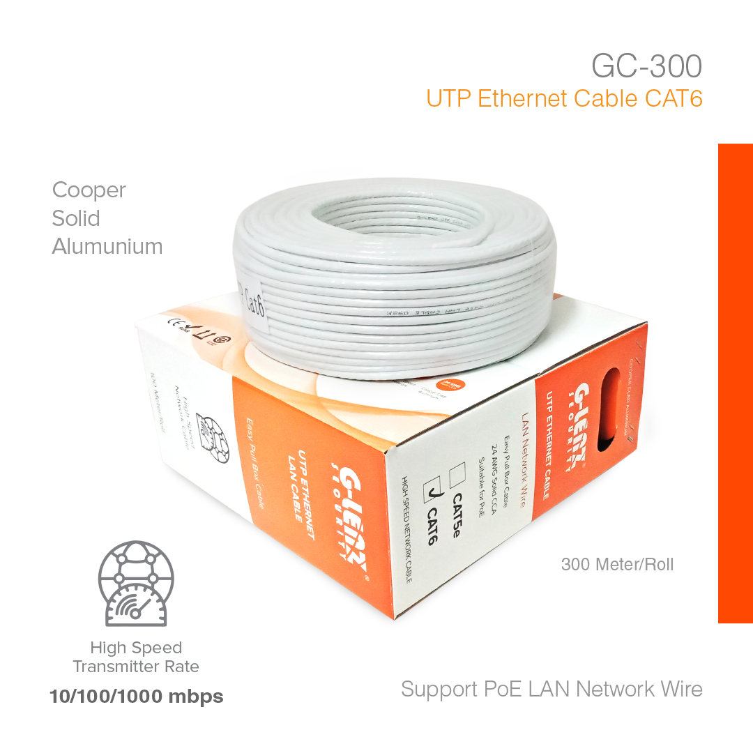 Cable UTP Ethernet Cat6 300 Meter GC-300