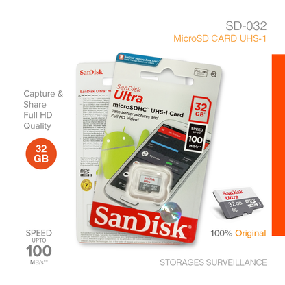 Storages Surveillance Micro SD Card 32GB SD-032
