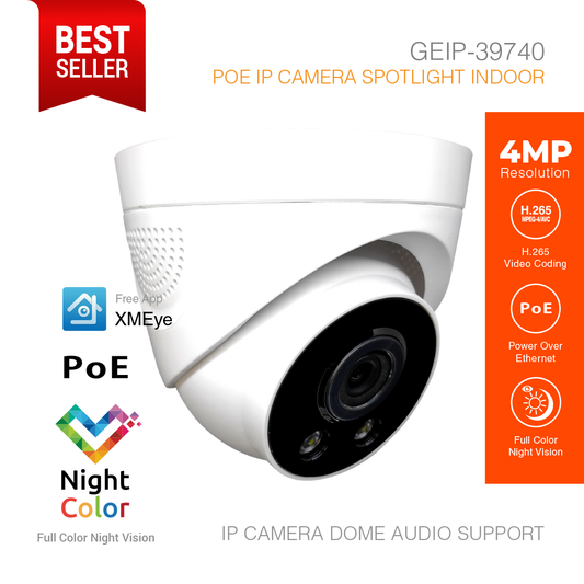 IP Camera Indoor 4MP Color Night Vision GEIP-39740