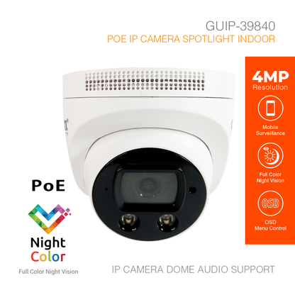 IP Camera Indoor 4MP Color Night Vision GUIP-39840