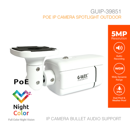 IP Camera Outdoor 5MP Color Night Vision GUIP-39851