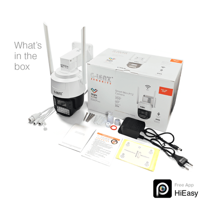 Wi-Fi Smart Security Camera Outdoor PTZ 3MP GWIP-2100