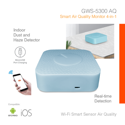 Smart Sensor Air Quality Monitor 4-in-1 GWS-5300AQ