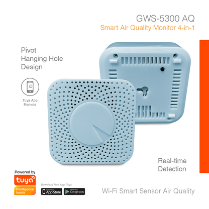 Smart Sensor Air Quality Monitor 4-in-1 GWS-5300AQ