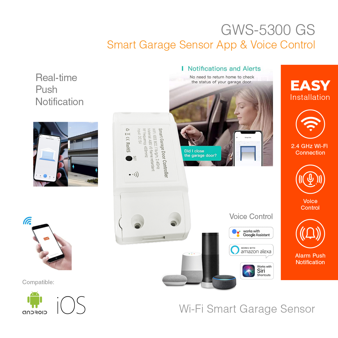 Smart Sensor Smart Garage Door Controller GWS-5300GS