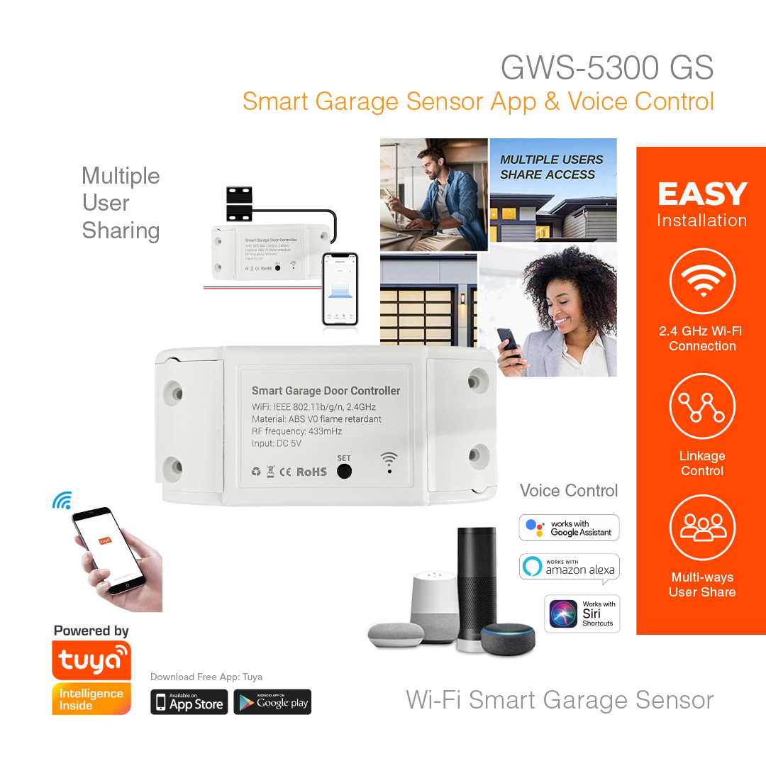 Smart Sensor Smart Garage Door Controller GWS-5300GS