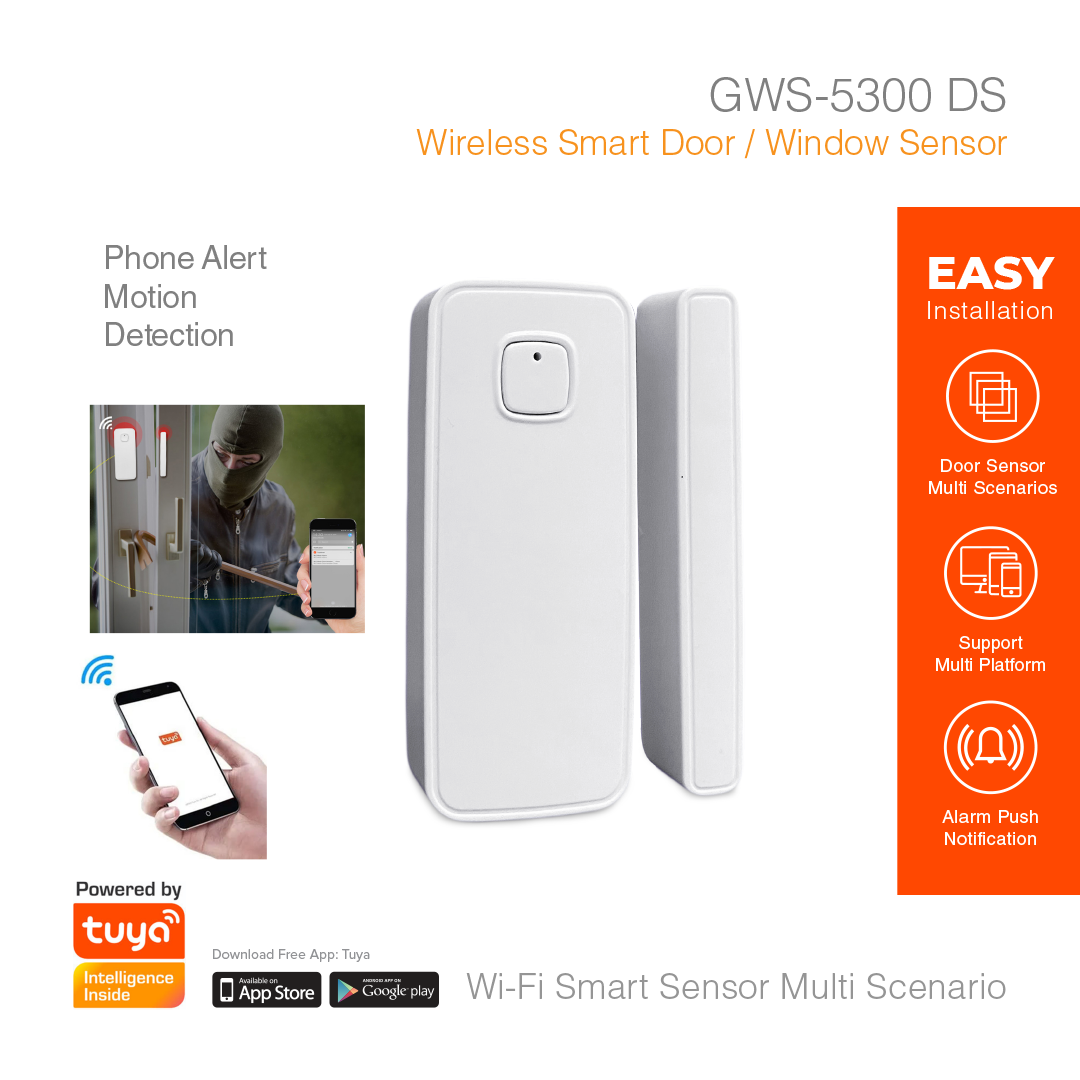 Smart Sensor Door / Window Multi Scenario GWS-5300DS