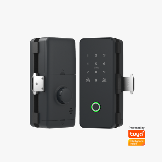 Smart Glass Door Lock Biometric Fingerprint GWS-DL5500GL