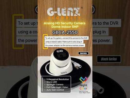 Analog HD Security Camera Indoor 5MP GBCA-2550 Black Series