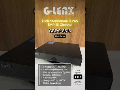 DVR Hybrid 5-in-1 5MP 16 Channel GBDS-8516 Black Series