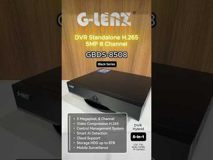 DVR Hybrid 5-in-1 5MP 8 Channel GBDS-8508 Black Series